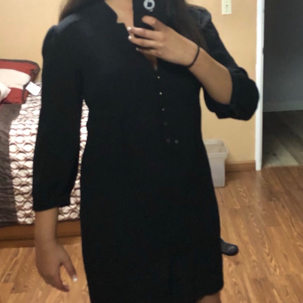 MAEVE ANTHROPOLOGIE BLACK WORK DRESS SIZE 4